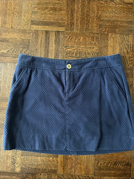 Lilly Pulitzer Dresses & Skirts - Lilly Pulitzer Navy Textured Mini Skirt
